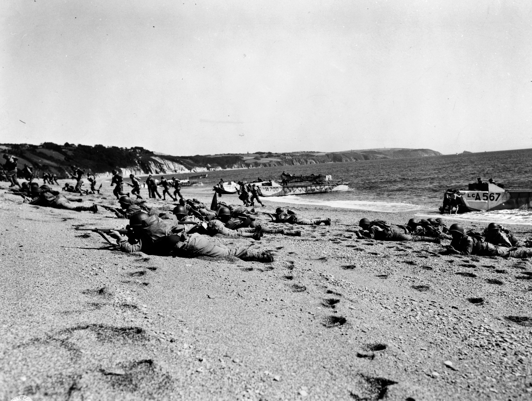 d day invasion at the beach